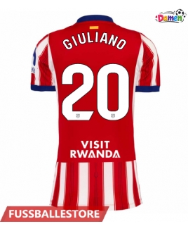 Günstige Atletico Madrid Giuliano Simeone #20 Heimtrikot Damen 2026-27 Kurzarm